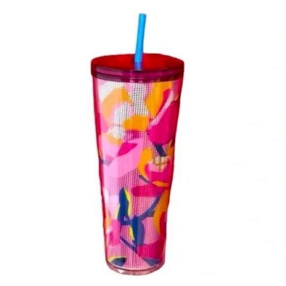 STARBUCKS Floral Layered Tumbler - Picture 1 of 5